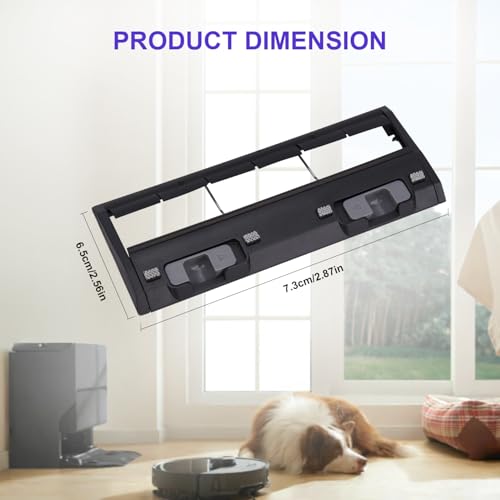 Image of Replacement Brush Guards Covers Back Cover for ECOVACS Deebot OZMO X1 / T9 / T8 / N8 / N8 PRO / T5 / N5 DJ65 DX55 Series Robot Vacuum Cleaner Parts