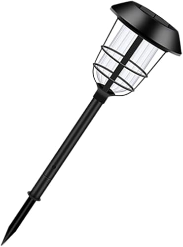 Angoily 1 unid luz solar de jardín luz solar antorcha luz pasarela cubierta lámpara entrada enchufe luz noche tierra inserción lámpara patio luces disponible en Yaxa Peru