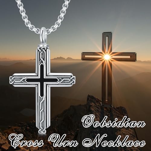 Collier Urne pour Cendres ROMANTICWORK Pendentif de Crémation Papillon Cristal