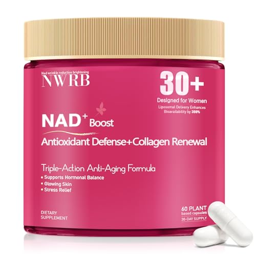 NAD Supplement, NAD Nicotinamide Riboside for Women Liposomal NAD...