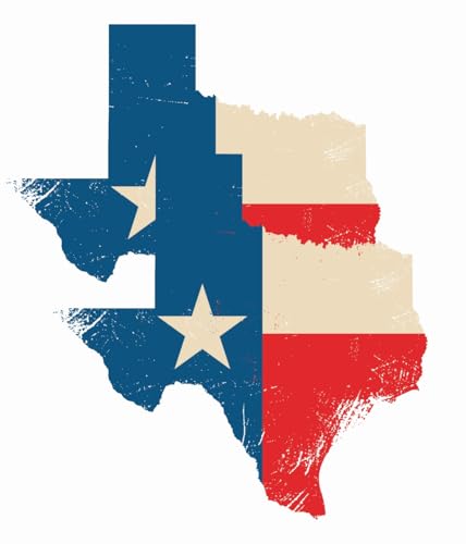 Image of AK- (Pack of 2) Texas Flag Sticker Car Decal Vinyl Sticker | Bumper Sticker for Laptop | Phone | Helmet | Car | Windows Any Smooth Surface: Size: 3 inch