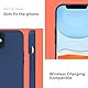 YATWIN für iPhone 11 Hülle, Premium Silikon Handyhülle mit Kameraschutz, Seidig-Weicher Berühren Ultra Dünne Stoßfeste Kratzfeste Schutzhülle, Blau