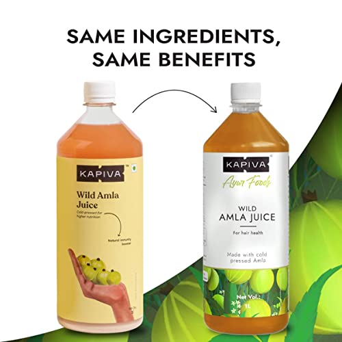 Kapiva Wild Amla Juice 1L | Suitable for healthy Hair & Skin | Detox juice for weight loss | Natural Source of Vitamin C | Organic & Natural Juice... - Image 3