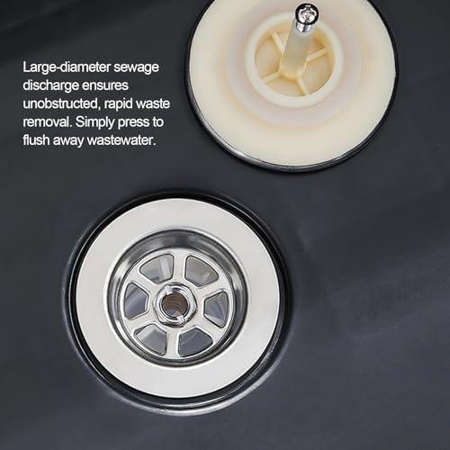 Black Commercial Mop Sink - Durable Plastic Floor Cleaning Basin for Restaurants, Offices & Commercial Spaces - Freestanding Small Sink for Indoor/Outdoor Use