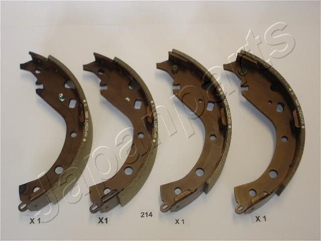 JAPANPARTS Set of 4 OE Quality Brake Shoes GF-214AF