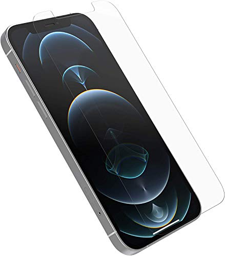 Image of OtterBox AMPLIFY Apple iPhone 12 / 12 Pro Screen Protector - Anti-Microbial Glass Screen Protection, Anti-Scratch Anti-Shatter Technology, Case Friendly, Easy Installation - Clear