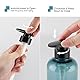 Segbeauty 2 x 500 ml Flüssigseifenspender für Badezimmer, Pumpflaschen für Shampoo, Spülung, Duschgel, Lotion, Körperseife, Hotel, Badezimmer, Kunststoff, Blau