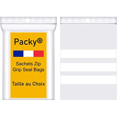 🔥 [SPESSORE E FORZA] : i nostri sacchetti ziplock da 50 micron di spessore possono essere utilizzati sia in frigorifero che in freezer, consentendo di prolungare la durata di conservazione dei prodotti.