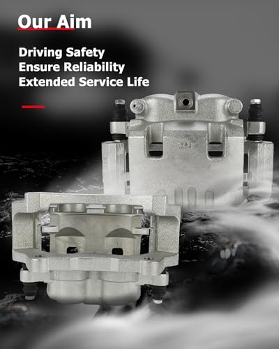 Image of cciyu 18B4895 18B4894 Rear Left & Right Brake Calipers With Bracket For Dodge For Ram 1500 2006-2008,For Dodge For Ram 2500 2003-2008,For Dodge For Ram 3500 2003-2008