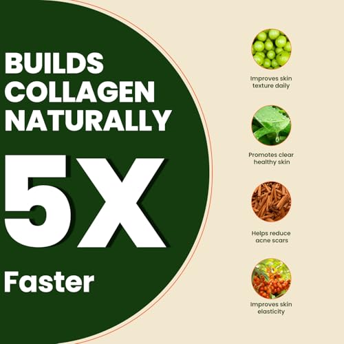 Image of Herbalmax Veg Collagen Supplements Beauty Builder 195g | Plant-Based Collagen Powder for Hair, Skin, Nails & Joints | With Vitamin C & E | Mixed Fruit Flavour | Gluten-Free, No Added Sugar