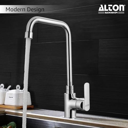 Image of ALTON FAM3455-UL, Single Lever Kitchen Sink Mixer with Swivel Spout | Kitchen Sink Tap | Faucet | Mixer