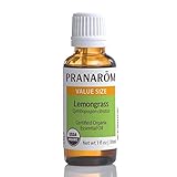 Pranarom - Lemongrass Essential Oil (1oz / 30ml) - 100% Pure Natural Therapeutic Grade Essential Oil