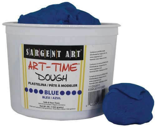 Sargent Art 85-3350 3-Pound Art-Time Dough, Blue by Sargent Art
