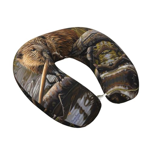 Almohada de espuma viscoelástica talla única negra miniatura 2