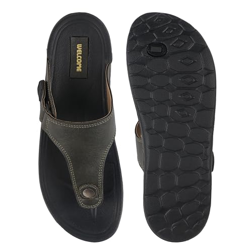 Image of URJO GLF 21 Men's Slippers /FlipFlops Lightweight Super Flexible Arch Support Durable Anti Skid & Stylish Dailywear Slippers /FlipFlops for Men