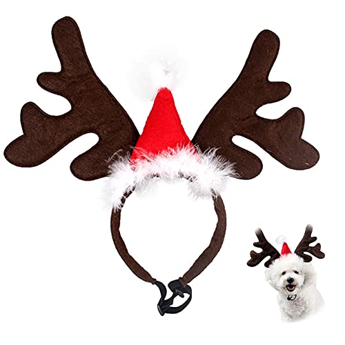 Cani e Gatti Copricapo Natale Costume Renna