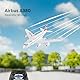 OpenRC RC Flugzeug ferngesteuert Transport - ferngesteuertes Verkehrsflugzeug - Spielzeug Segelflugzeug ferngesteuert Jagd Polystyrene bruchsicher Lichteffekt Geschenk Spielzeug Kinder Erwachsene