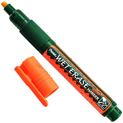 Marqueur à craie Pentel Arts orange pour décorer les vitrines et menus de restaurant