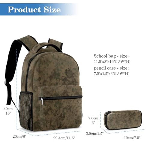 2 sacs d'école tendance camouflage pour éviter le mal de dos et ranger vos cours