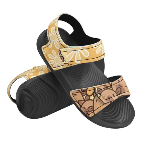 andals for Kids Girls Summer Shoes Causal Sport Athletic Outdoor Sandals with Adjustable Strap EVA Flat Shoes for Summer3