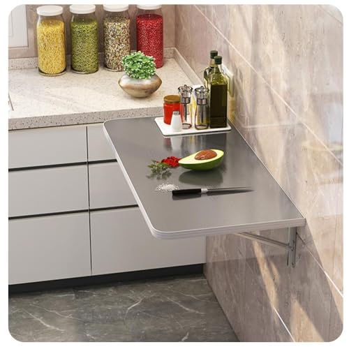 Gain de place mural pliable en acier inoxydable pour studio encombré