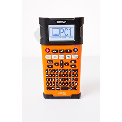 Brother PT-E300VP Label Printer with QWERTY Keyboard Cover