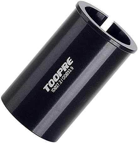 Bike SeatPost Adapter Shim, NIUAWASA Aluminum Alloy Bicycle Reducing Sleeve Seat Post Tube Adapter Shim 25.4/27.2/28.6/30.4/30.8/31.6/33.9/34.9mm for MTB,Mountain,City Bike,Road Bike (27.2 to 33.9mm)