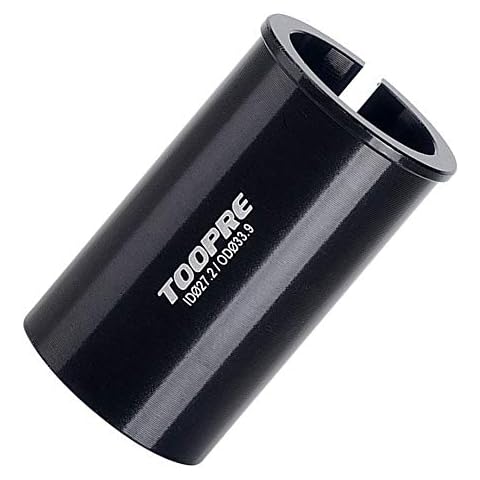 Bike SeatPost Adapter Shim, NIUAWASA Aluminum Alloy Bicycle Reducing Sleeve Seat Post Tube Adapter Shim 25.4/27.2/28.6/30.4/30.8/31.6/33.9/34.9mm for MTB,Mountain,City Bike,Road Bike (27.2 to 33.9mm) Cover