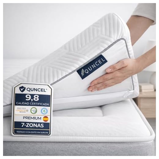 Topper Viscoelástico 135x190 Híbrido ViscoGel | 7 cm | Alivia Dolor de Espalda y Cervicales | Descanso Profundo | Mattress Topper Colchon | Toper Colchon 135x190