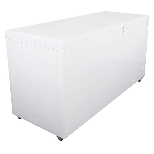 Kelvinator KCCF210WH 20.9 Cu Ft Commercial Chest Freezer with Heavy Duty Basket Storage for Frozen food | 29-5/16"W x 36-1/2"H x 70-7/8"D, Sealed Cabinet Interior, White Exterior, 115v (-15°F to 10°F)