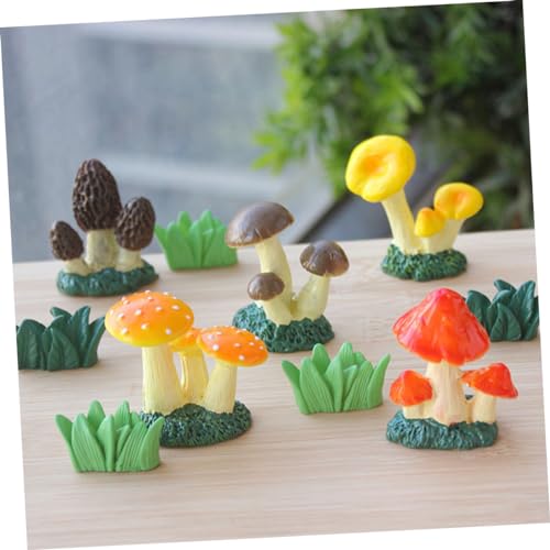 Ornements miniatures de résine étanches pour compositions herbe - 3