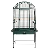 A&E Cage 9003223 HQ Green 32 x 23 x 63 in. Dome Top Cage with 0.75 in. Bar Spacing Green - 2 Box per Set