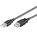 Produktbild Wentronic USB 2.0 Verlängerung (A-Stecker auf A-Buchse) schwarz 3m, 68904-GB