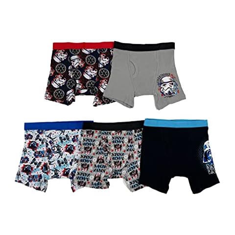 Star Wars Boys 5-Pack Cotton Boxer Briefs Cover