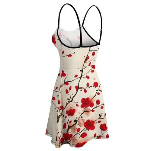 Cami dress fleur de pêcher style robe courte de plage - 5