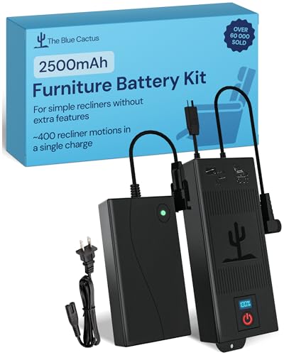 The Blue Cactus Rechargeable Battery Pack for Reclining Furniture -