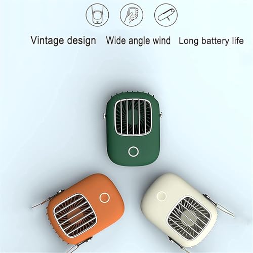 Image of Portable Hanging Neck Fan, Mini fan with USB Rechargeable 3 speeds, personal for Home Office Outdoor Travel, Indoor, Kids, Girls, Woman, Man | Mini Air Cooler | Summer Cooling Machine