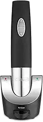 Abridor de Vinhos Elétrico Cuisinart Recarregável Bivolt com Cortador de Lacres