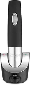 Abridor de Vinhos Elétrico Cuisinart Recarregável Bivolt com Cortador de Lacres