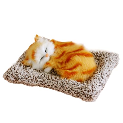 Adorable Sleeping Cat Car Air Freshener, Kawaii Simulation Sleeping Cat