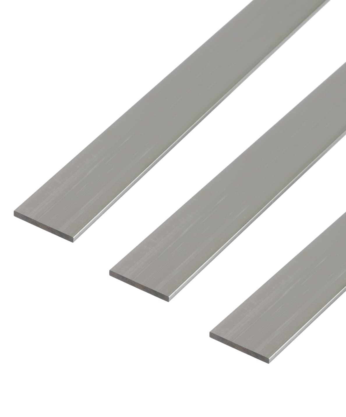 Profilé plat aluminium 20mm GAH-Alberts long 1m barre plate robuste lot de 3