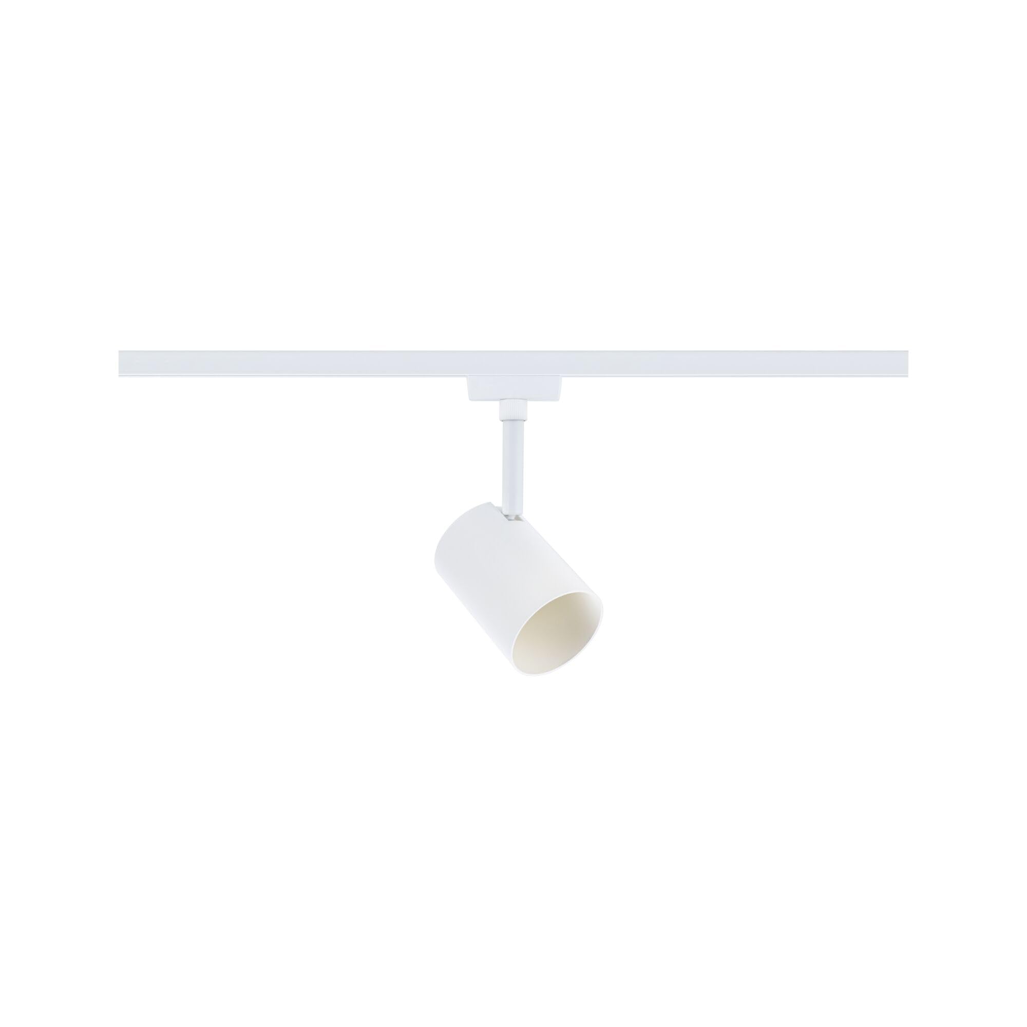 Paulmann 95632 URail Spot sur rail Luxe GU10 max. 10 W dimmables 230 V blanc signal Système de rail URail - Libre choix de l'ampoule