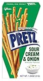 Glico Pretz Sour Cream & Onion, 1.09 oz (Pack of 10)