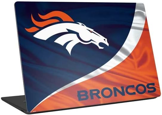 Skinit Laptop Decal Skin Compatible with Universal Laptop 14in (11.4 x 8.2in) - Officially Licensed NFL Denver Broncos Design