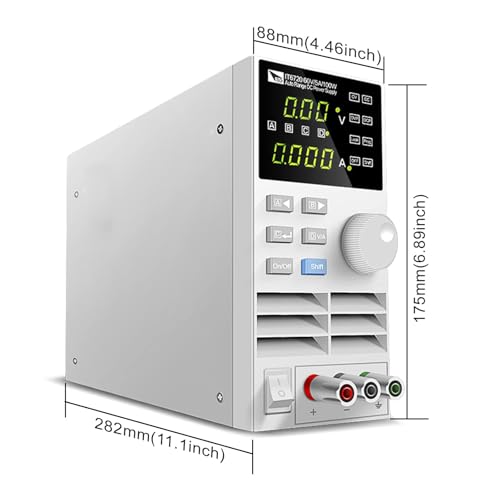 ITECH Variable DC Power Supply 60V/8A/180W Lab Bench Power Supply Adjustable with Memory Function CC & CV Coarse and Fine Adjustments IT6721 - Thumbnail 7