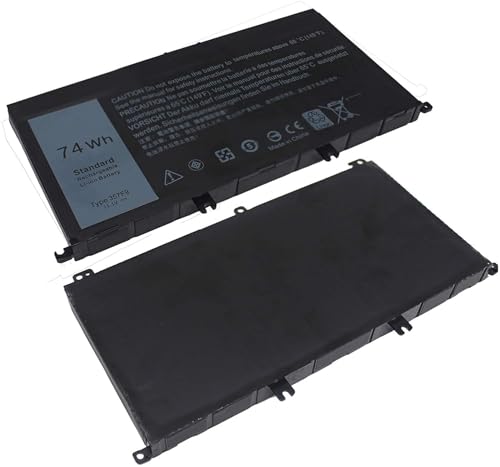 Image of 74Wh 357F9 Battery for Dell Inspiron 15 7000 Gaming 15 7559 i7559 i7559-5012GRY 7557 i7557 i5577-7342blk-pus 5577 7567 5576 7566 INS15PD Series P65F P65F001 P57F 71jf4 071jf4 0GFJ6 0357F9 (357F9)