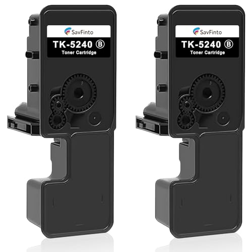 SavFinto TK-5240 Black Toner Cartridges Replacement for Kyocera TK5240 TK 5240K 1T02R70NL0 Compatible for Kyocera Ecosys M5526cdw M5526cdn P5026cdw P5026cdn (2 Black) - Image 2