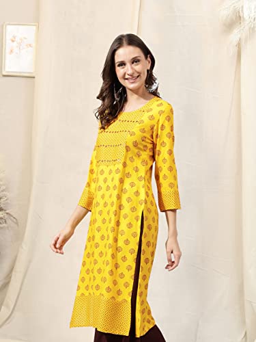 Image of MIRCHI FASHION Women's Straight Fit Paisley Printed And Embellished Kurta Set with Dupatta and Trouser
