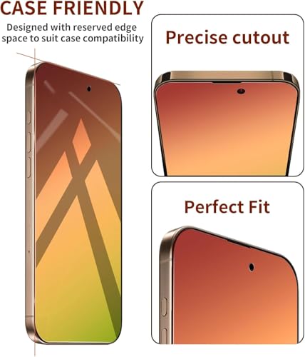 Image of Privacy Screen Protector for iPhone 17 Pro Max 2 Pack Gradient Green