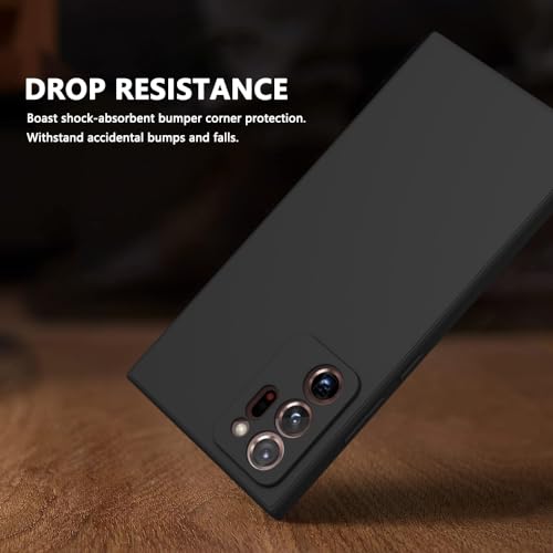 Image of for Samsung Galaxy Note 20 Ultra Case Black, Scratch Resistant with Soft Touch, Slim Thin Phone Cover for Samsung Galaxy Note 20 Ultra
